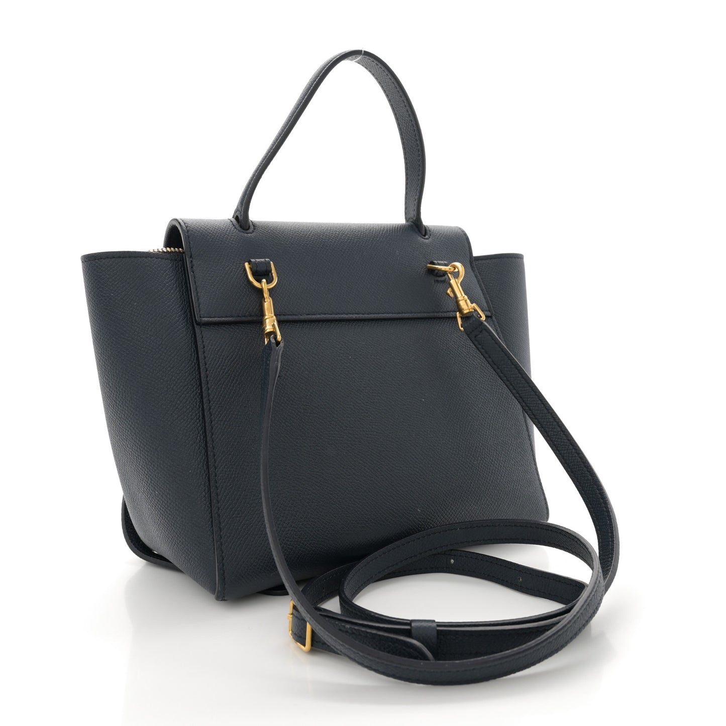 Grained Calfskin Nano Belt Bag Navy