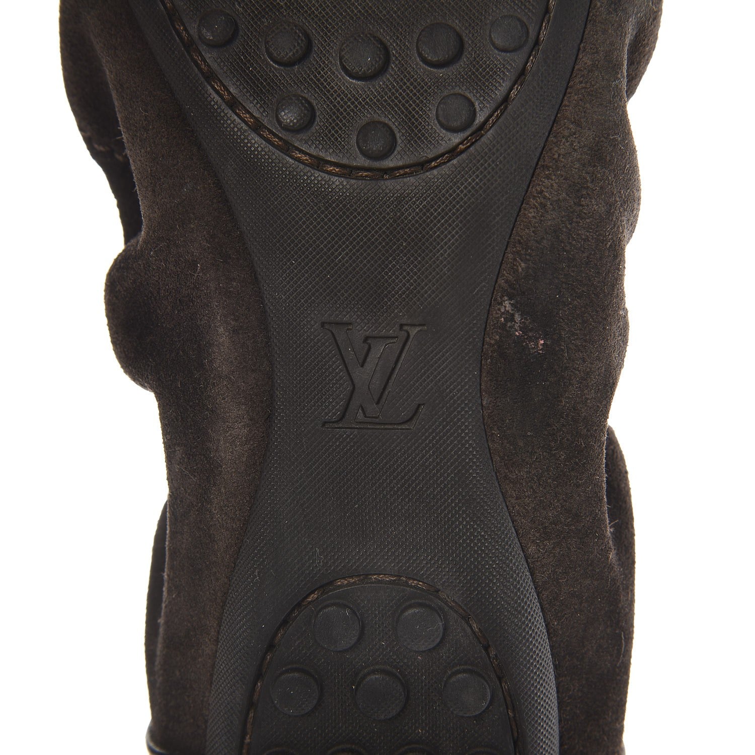 Louis Vuitton Suede Lovely Ballet Flats 37 Brown 8 of 10