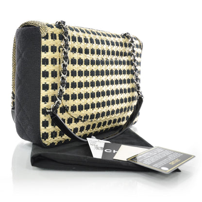 Chanel Cannes Raffia Mademoiselle Flap 2 of 8