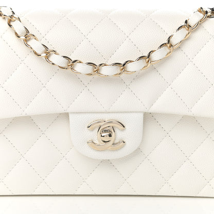 Chanel Caviar Quilted Small Double Flap White 8 of 16