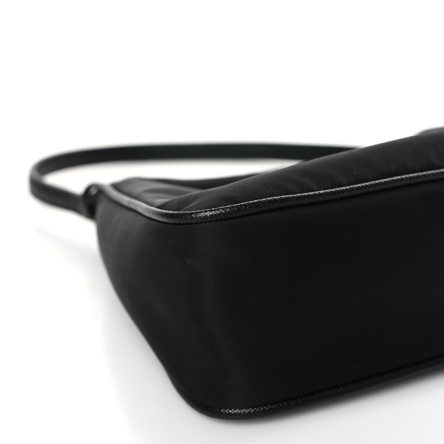 Prada Tessuto Nylon Saffiano Mini Re-Edition 2005 Bag Black 7 of 9