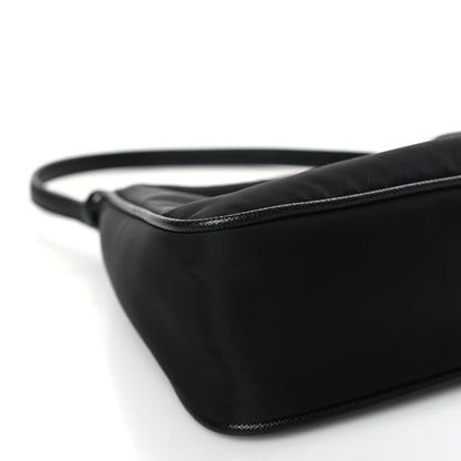 Prada Tessuto Nylon Saffiano Mini Re-Edition 2005 Bag Black 7 of 9