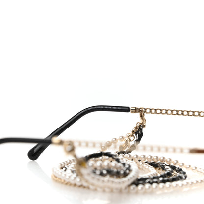 Chanel Round Chain Sunglasses 4245 Gold 5 of 8