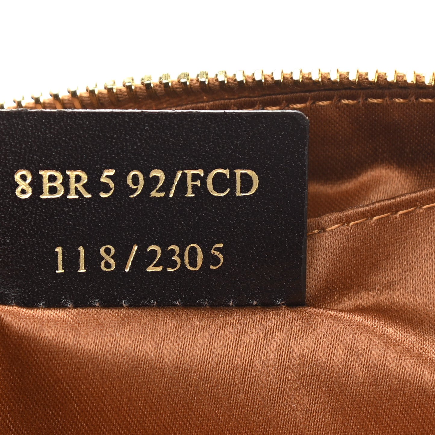Zucca Quilted Pochette Tobacco