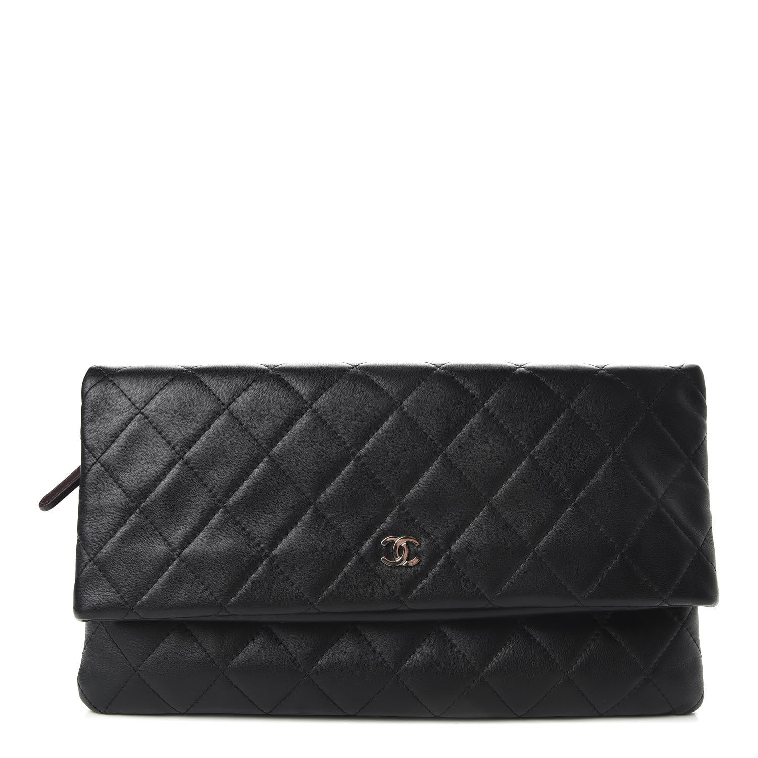 Chanel Lambskin Quilted CC Beauty Clutch Black 1 of 9