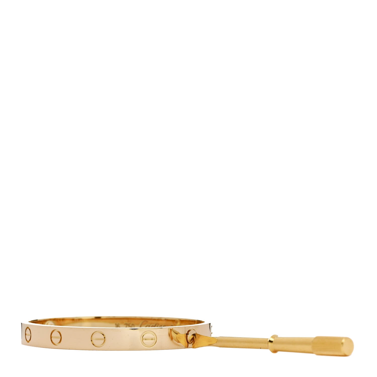 Cartier 18K Yellow Gold LOVE Bracelet 16 3 of 9