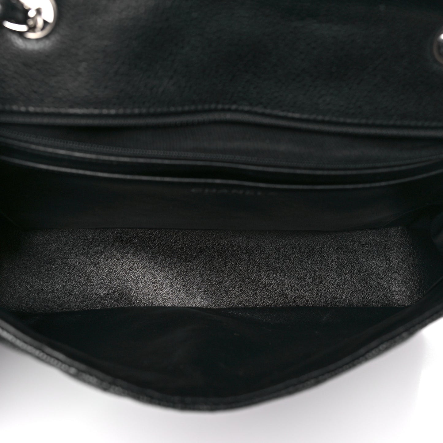 Caviar Quilted Jumbo Single Flap Black