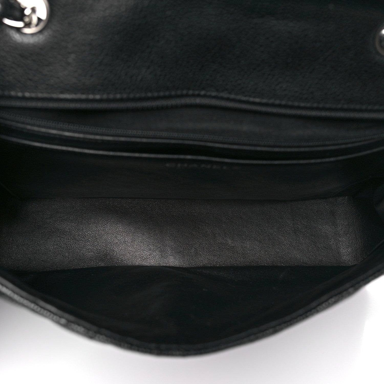Chanel Caviar Quilted Jumbo Single Flap Black 5 of 10