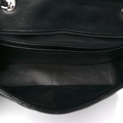 Chanel Caviar Quilted Jumbo Single Flap Black 5 of 10