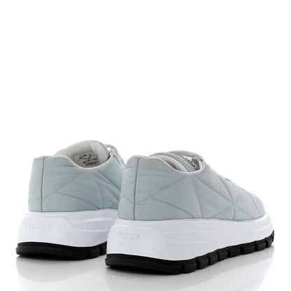 Prada Re-Nylon Piuma Metal Triangle Logo Quilted 45mm Sneakers 40 Fiordaliso 3 of 9