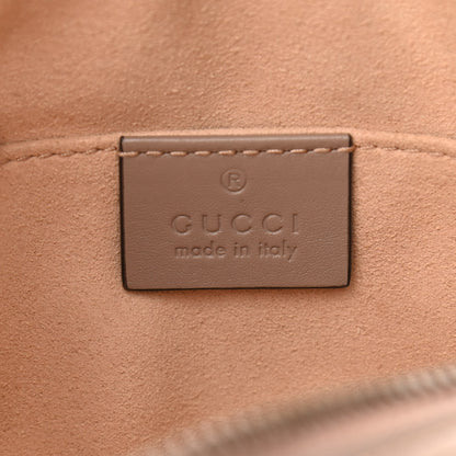 Gucci Calfskin Matelasse GG Marmont Belt Bag 75 30 Porcelain Rose 6 of 13