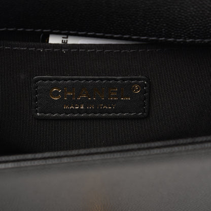 Chanel Caviar Quilted Small Boy Flap Black 5 of 10