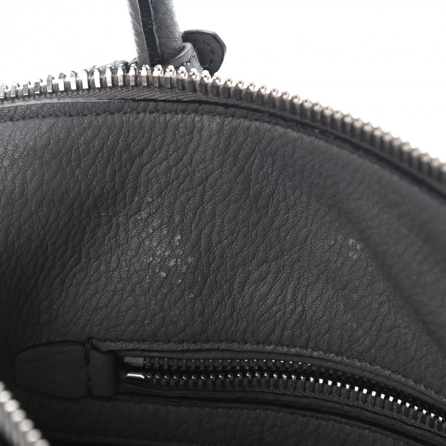 Prada Vitello Daino Side Zip Tote Marmo 6 of 10