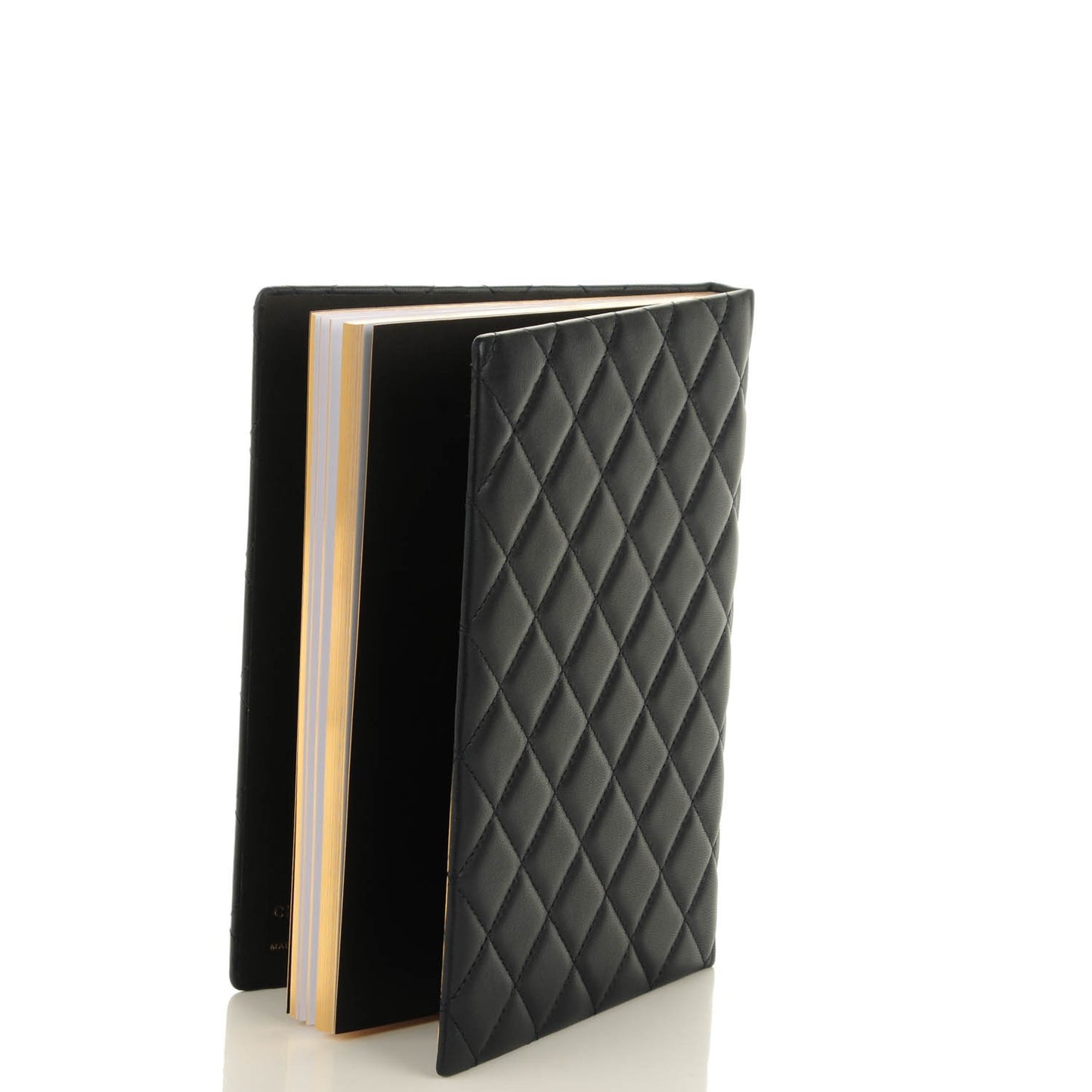 Lambskin Quilted Notebook Navy