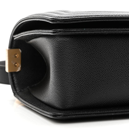 Chanel Caviar Quilted Medium Boy Flap Black 9 of 10