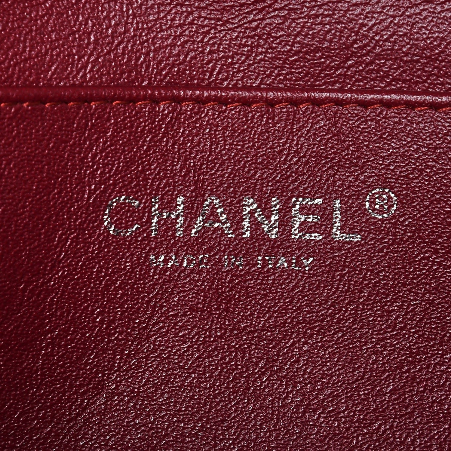 Chanel Patent Quilted Clutch With Chain Flap Red 6 of 14