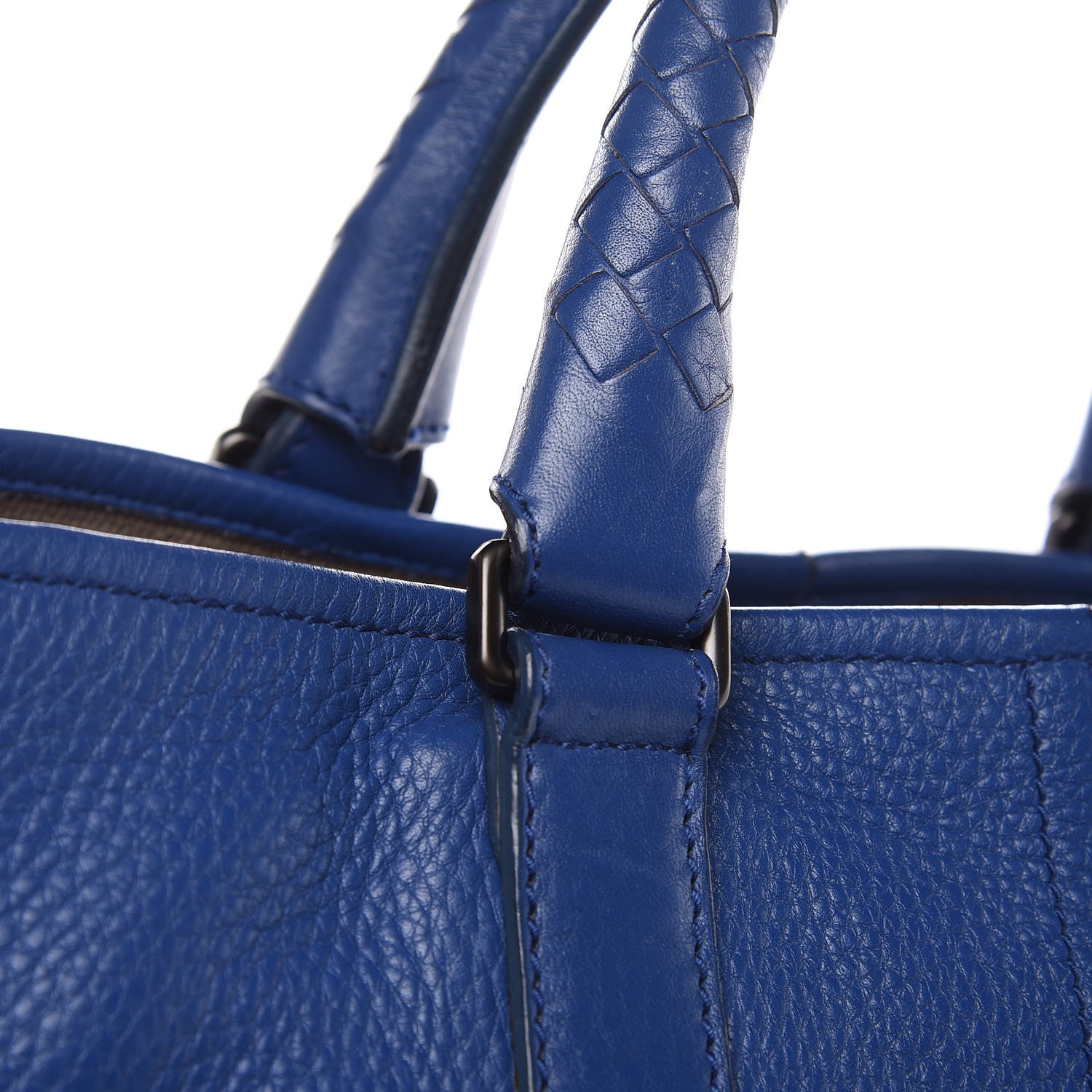Bottega Veneta Cervo Deerskin Shopping Tote Cobalt 13 of 14