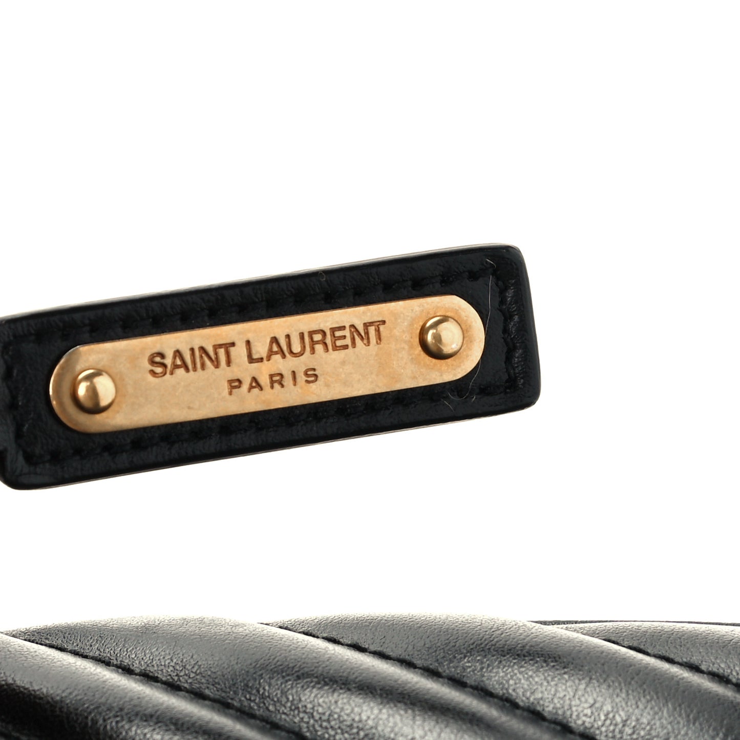 Calfskin Matelasse Monogram Lou Camera Bag Black