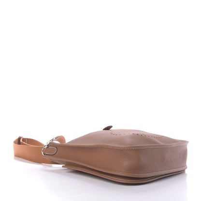 Hermes Taurillon Clemence Evelyne III PM Gold 4 of 11