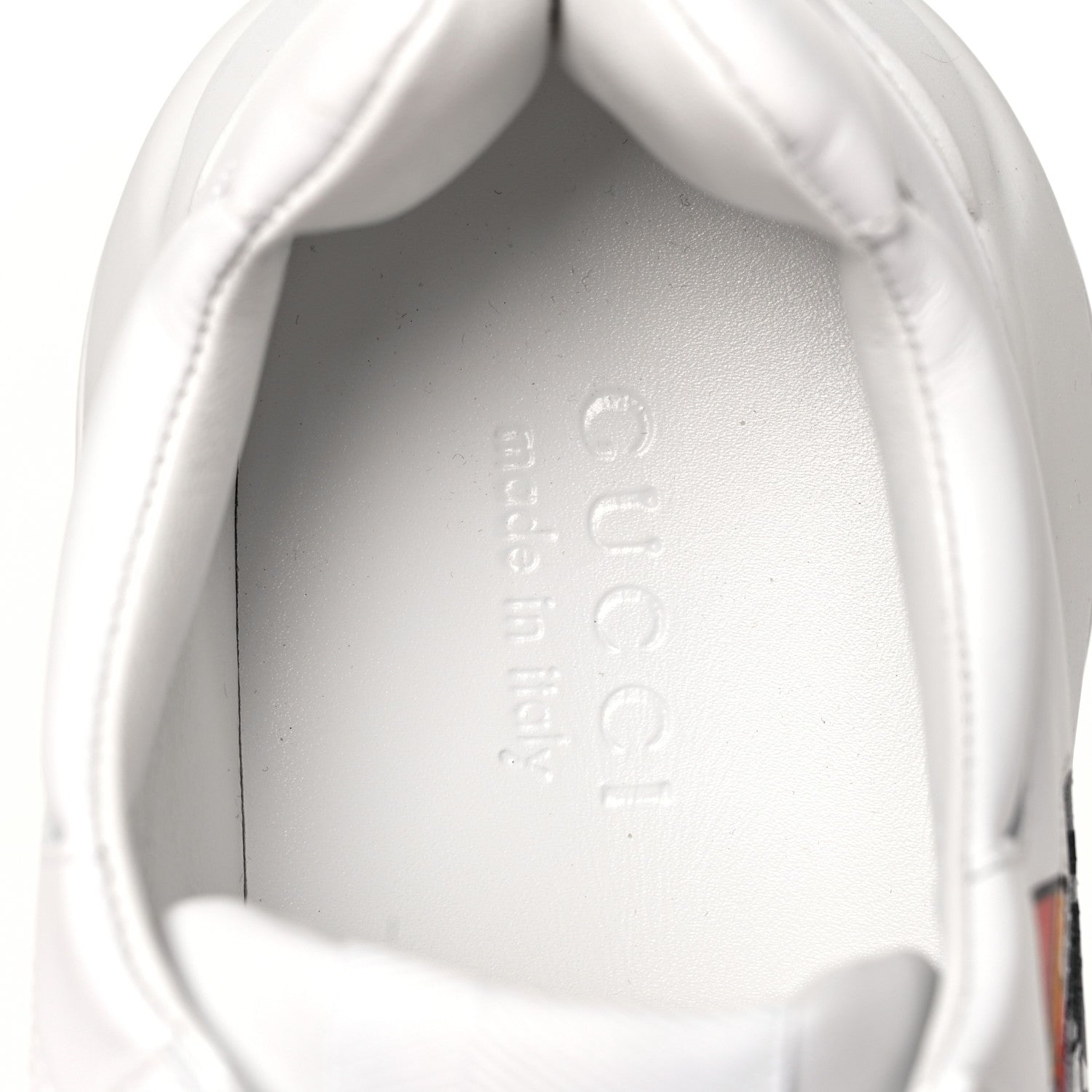 Gucci Calfskin Worldwide Mens Rhyton Sneakers 8.5 Great White 8 of 9