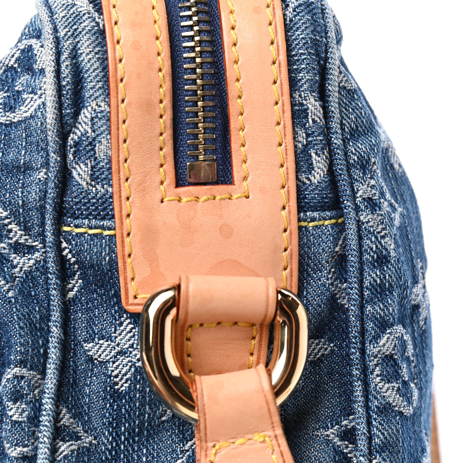 Louis Vuitton Denim Camera Bag Blue 9 of 9