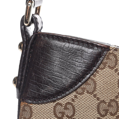 Gucci Monogram Hasler Hobo Dark Brown 8 of 14