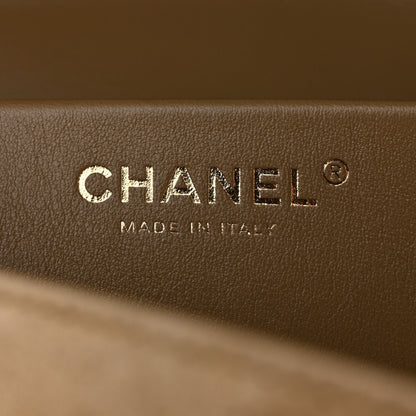 Chanel Suede Calfskin Souplissimo Maxi Flap Dark Beige 6 of 11