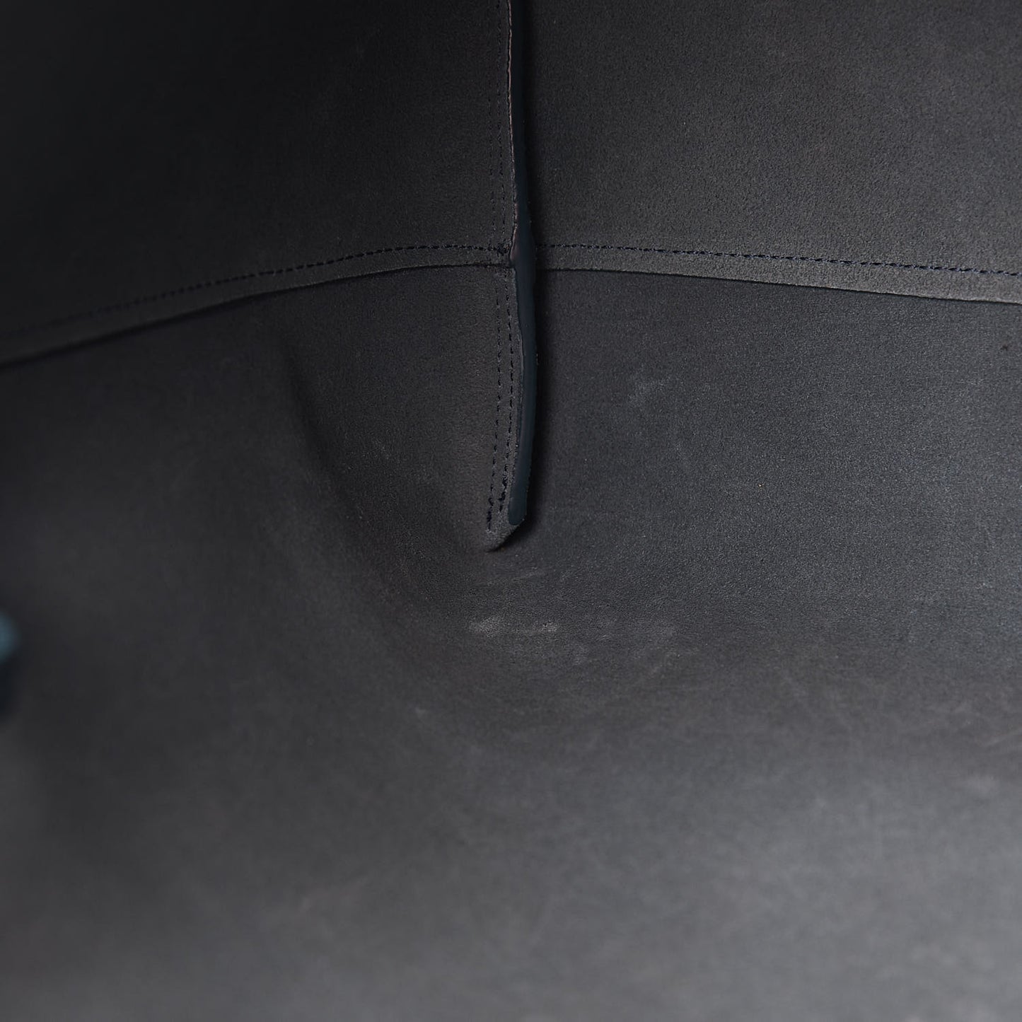 Calfskin Large Shopping Tote Dark Turquoise