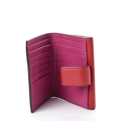 Gucci GG Supreme Monogram Calfskin French Flap Wallet Beige Ebony Hibiscus Red New Rosette 5 of 7