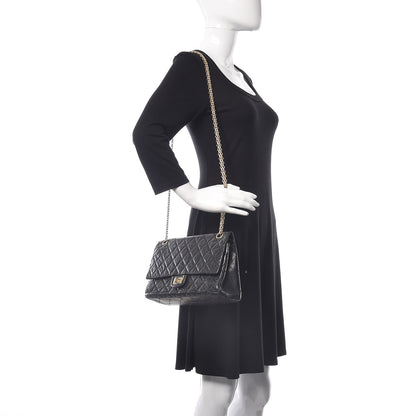 Chanel Aged Calfskin Quilted 2.55 Reissue 226 Flap Black 2 of 11