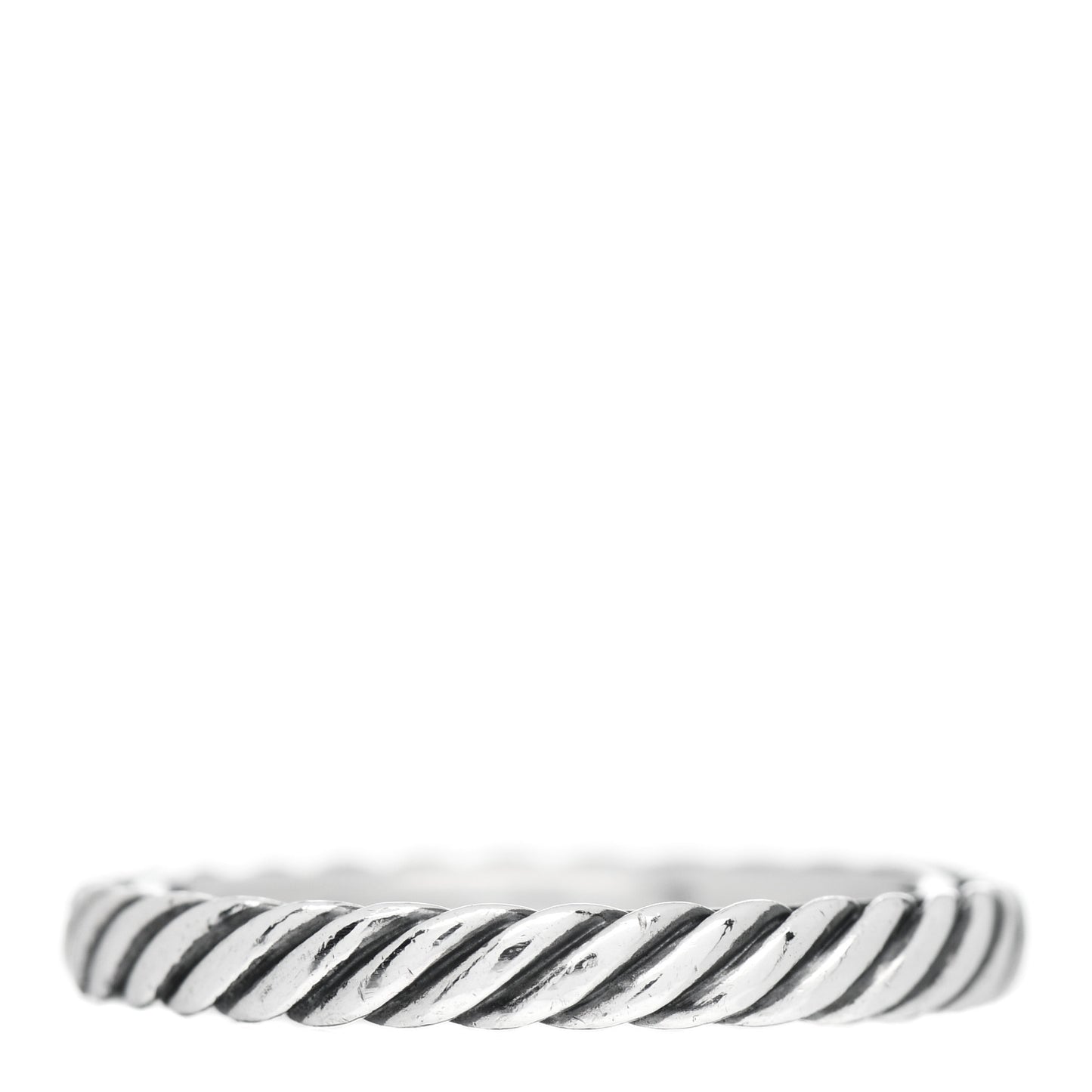 Sterling Silver Cable Classics Band Ring 52 6
