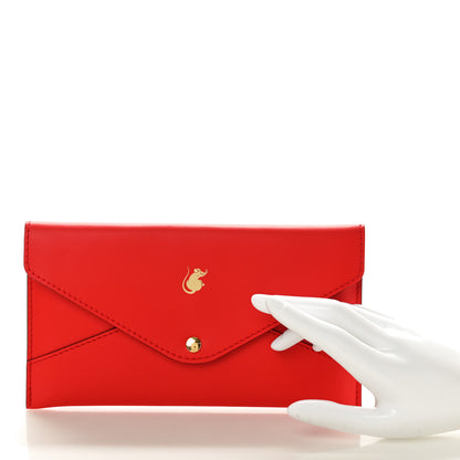 Louis Vuitton Veau Cachemire Chinese New Year Rat Envelope Pouch Red 2 of 8