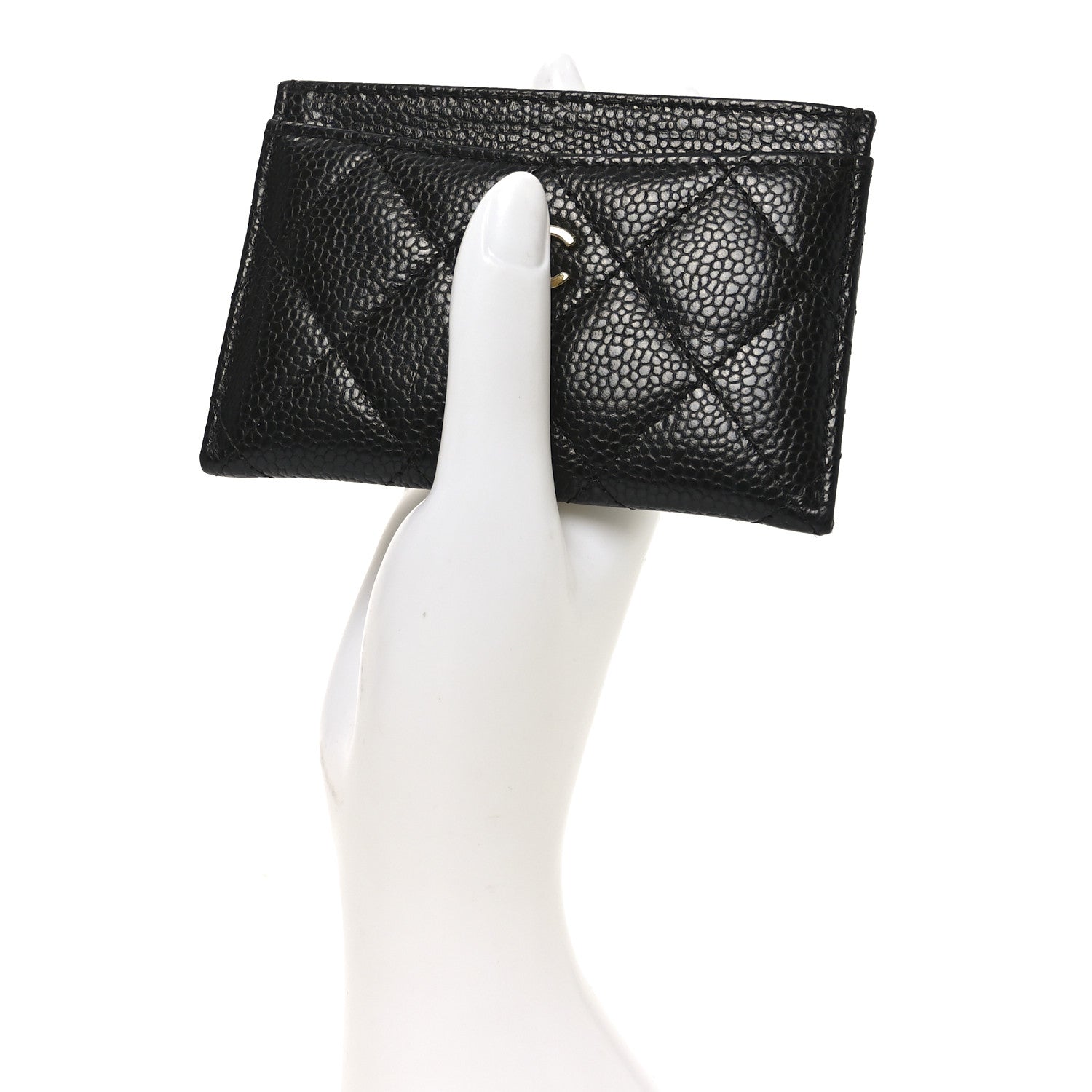 Chanel Caviar Quilted Card Holder Black 2 of 9