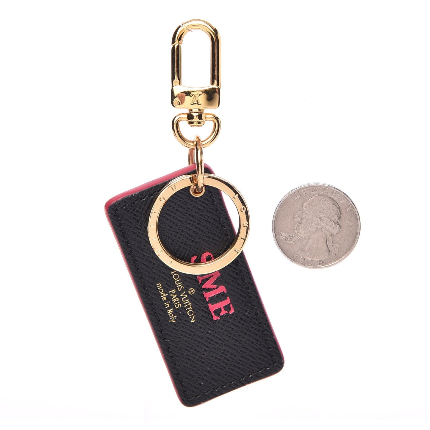 Calfskin World Tour BB Bag Charm Key Holder