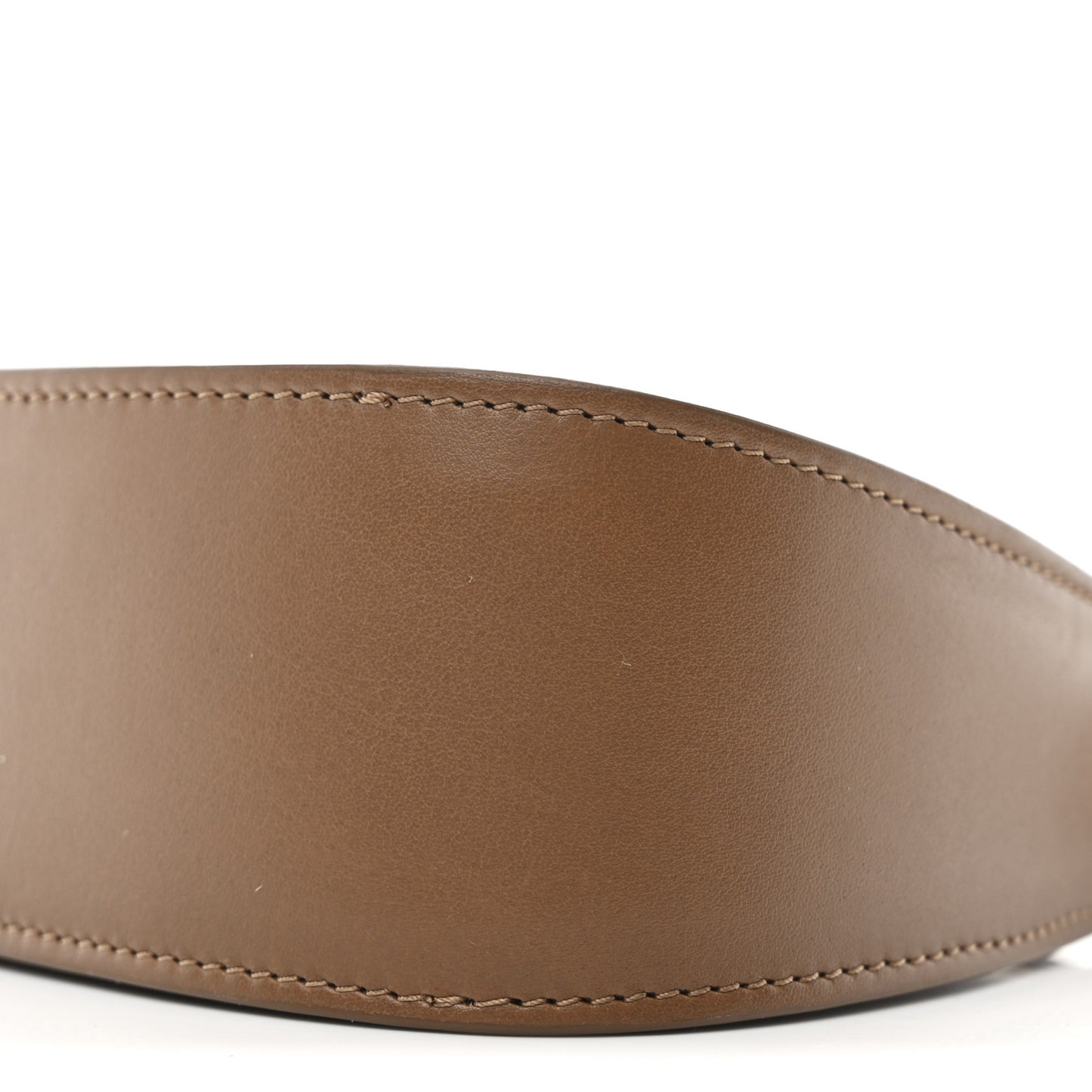 Smooth Calfskin Half Moon Shoulder Bag Chestnut