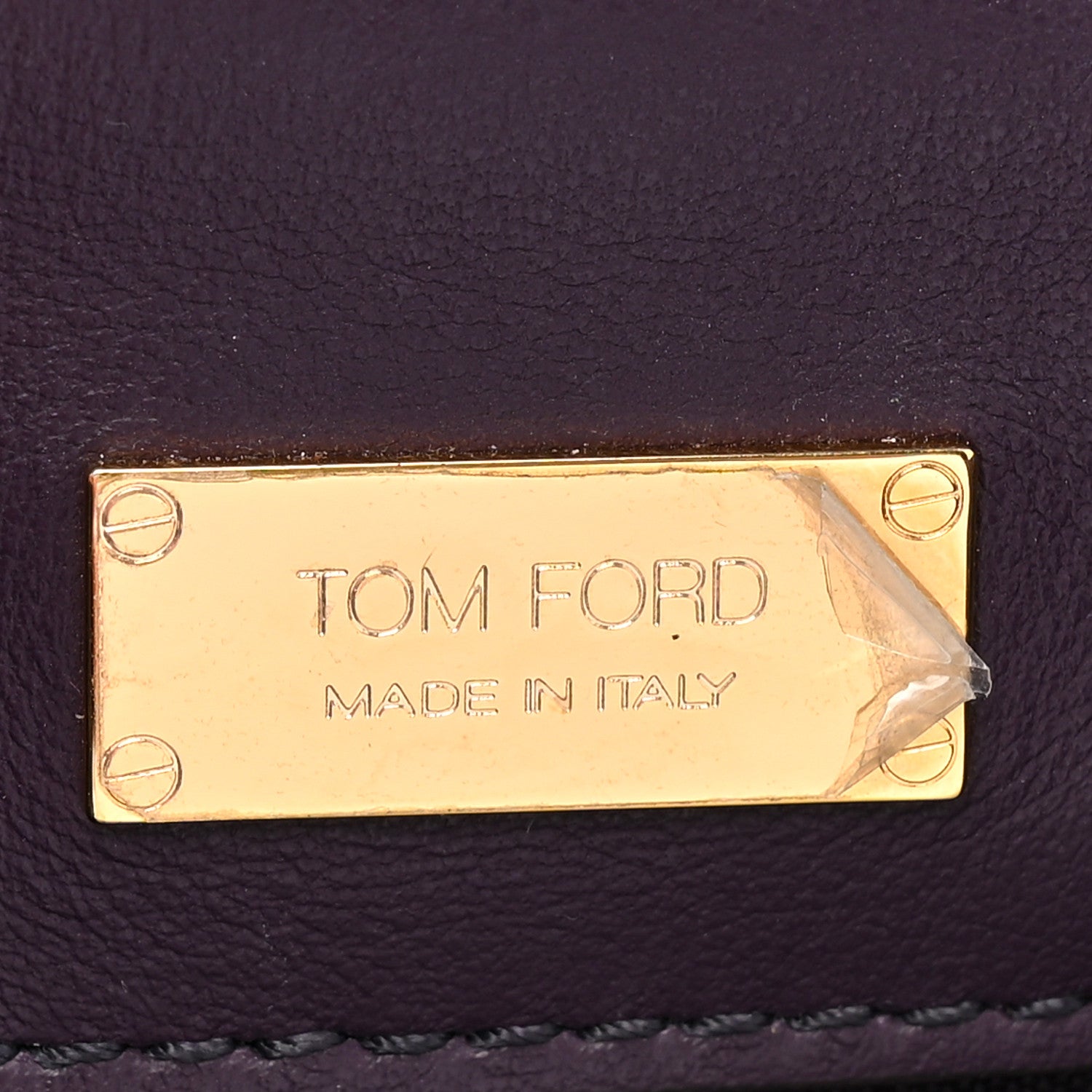 Tom Ford Snakeskin Small T Clasp Tara Crossbody Bag Burgundy 6 of 13