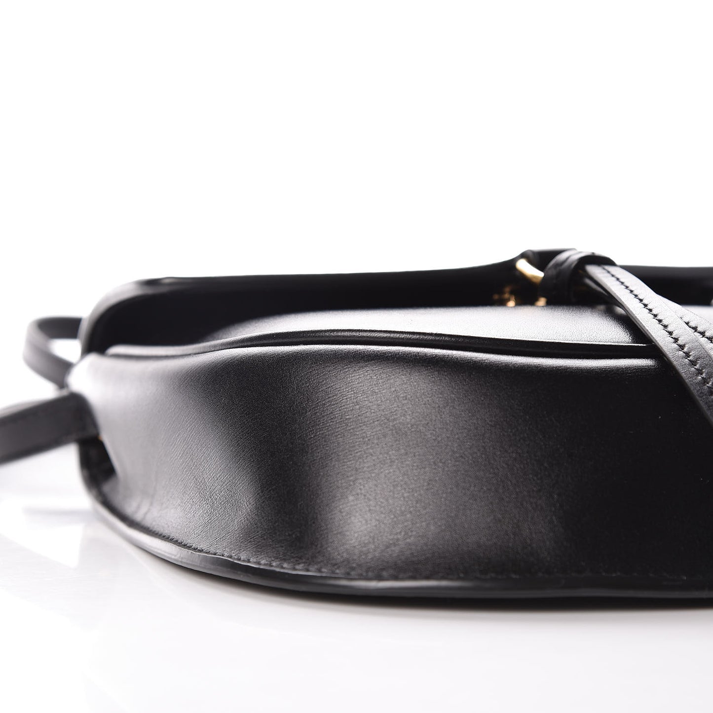Calfskin Small Datcha Satchel Bag Black