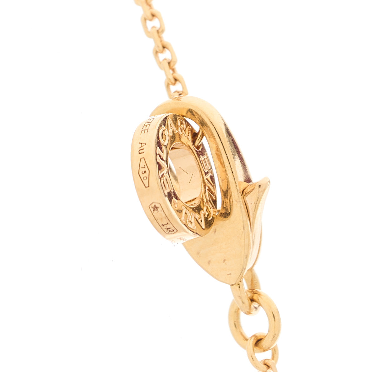 Bulgari 18K Rose Gold Diamond Carnelian Divas' Dream Pendant Necklace 6 of 6