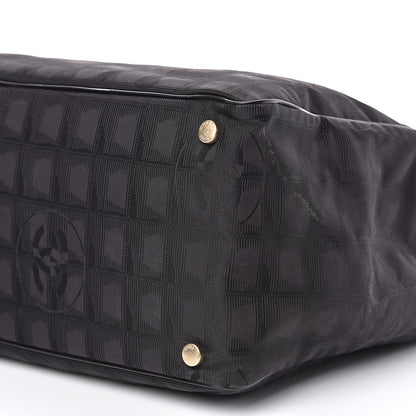 Chanel Nylon Large Travel Tote Black 9 of 12