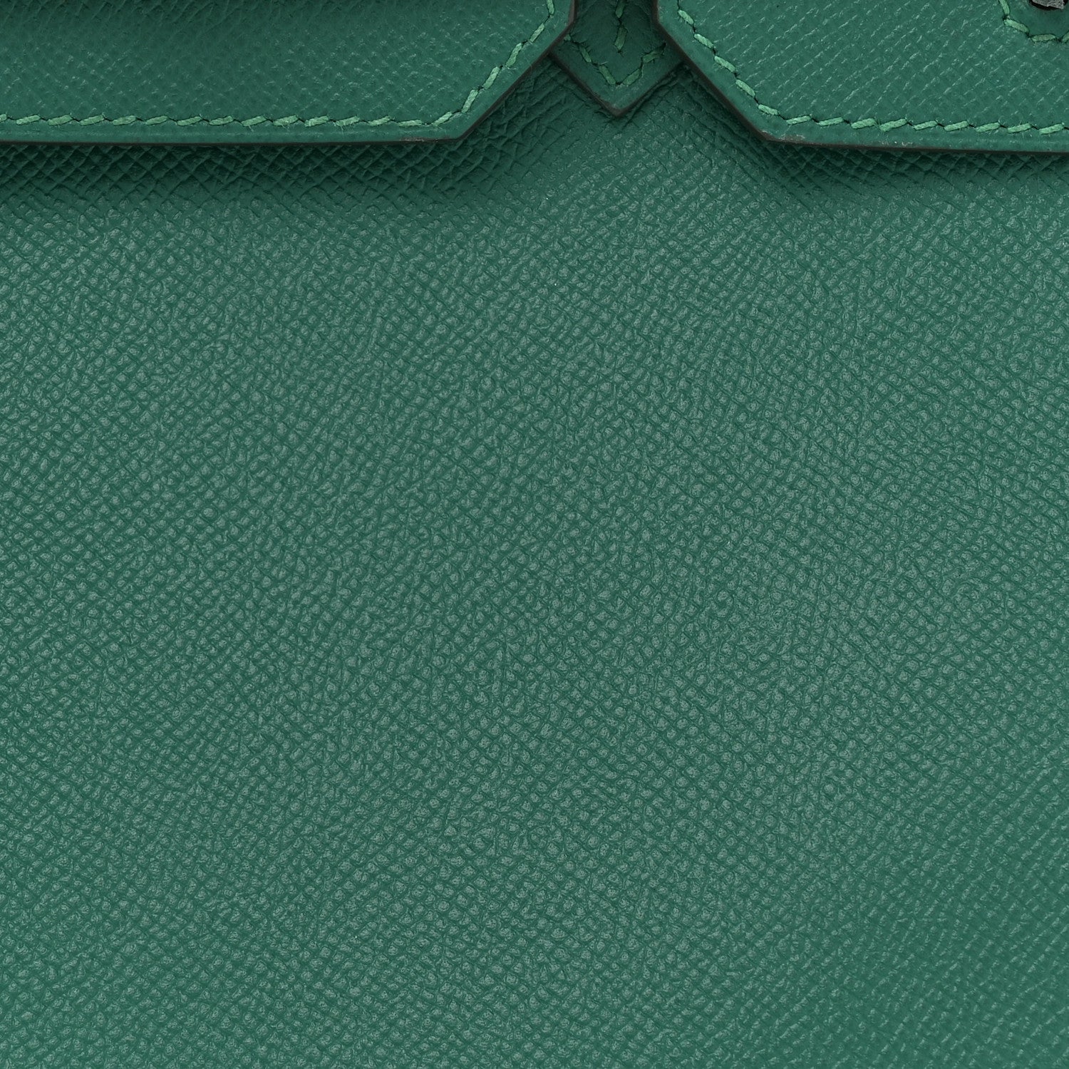 Hermes Epsom Birkin 35 Malachite 8 of 11