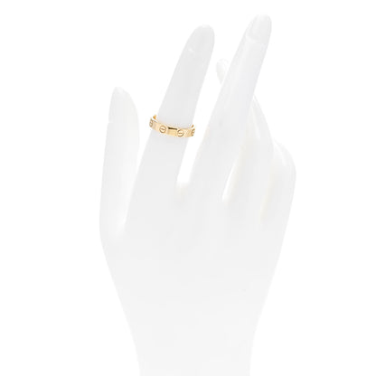 Cartier 18K Yellow Gold 3.5mm LOVE Wedding Band Ring 51 5.75 2 of 5