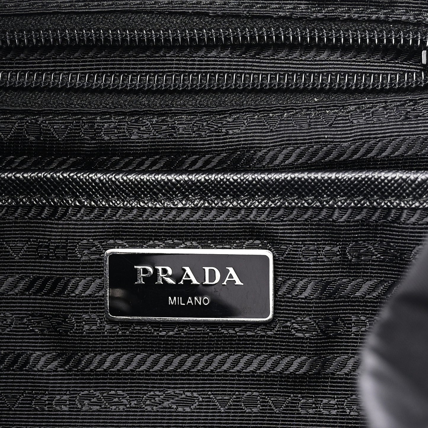 Nylon Vela Medium Backpack Black