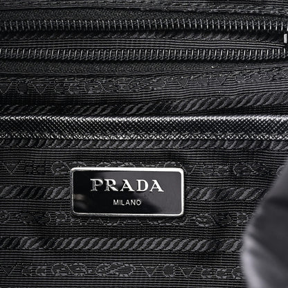 Prada Nylon Vela Medium Backpack Black 7 of 10
