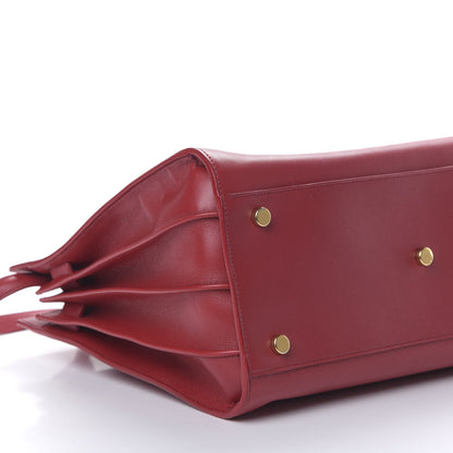 Saint Laurent Calfskin Small Sac De Jour Oxblood 5 of 10