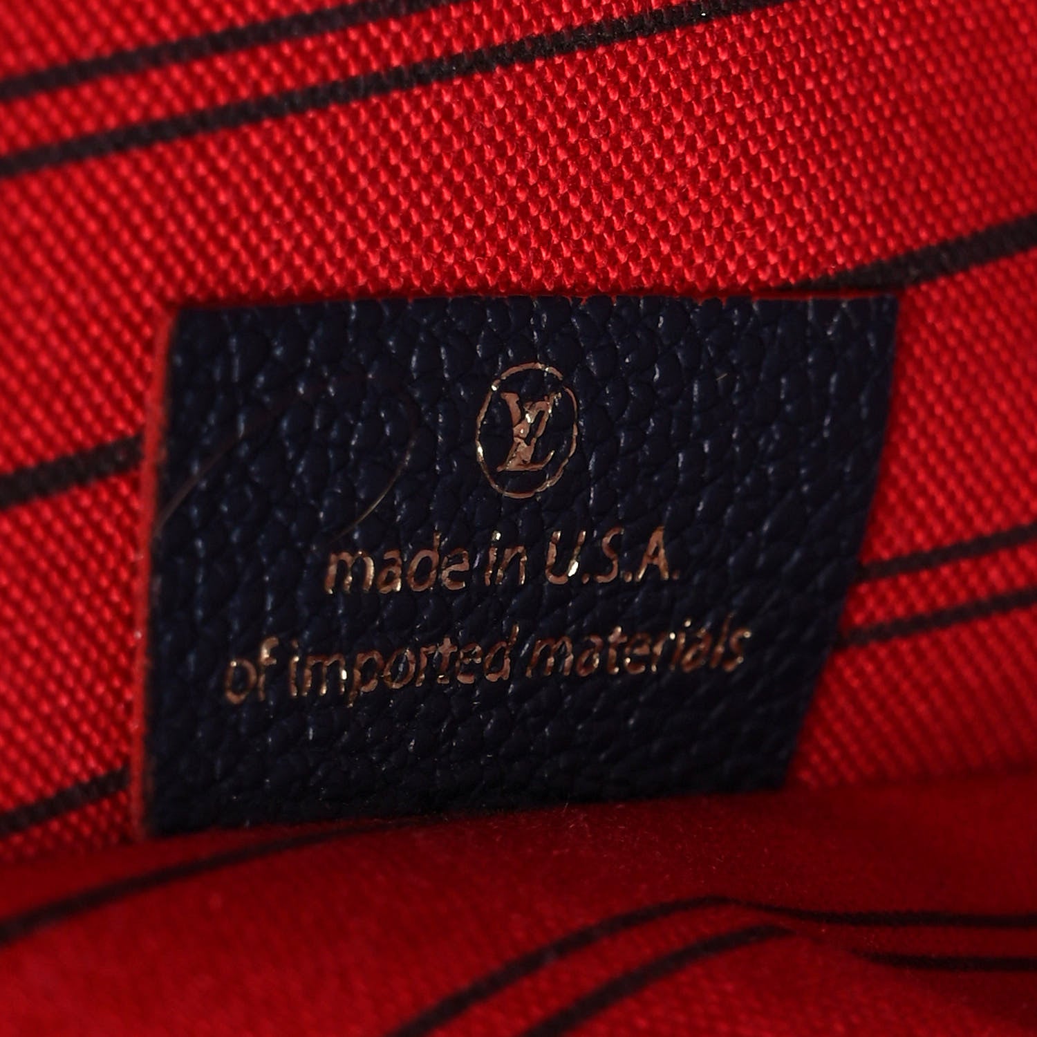 Louis Vuitton Empreinte Pochette Metis Marine Rouge 7 of 9