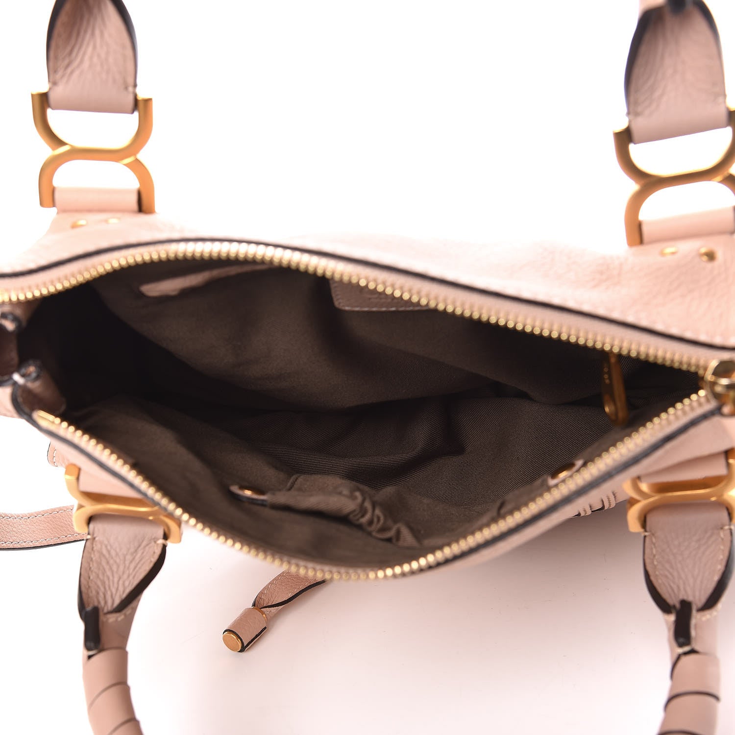 Chloe Calfskin Medium Marcie Satchel Blush Nude 7 of 11