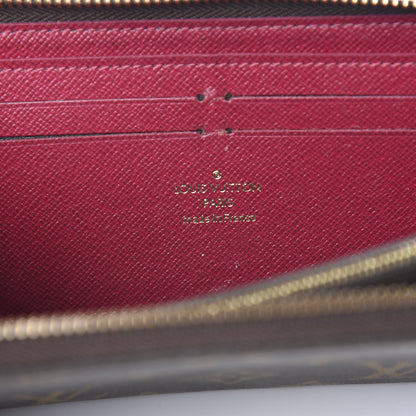 Louis Vuitton Monogram Clemence Wallet Fuchsia 5 of 6