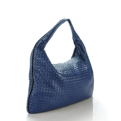 Bottega Veneta Nappa Intrecciato Large Veneta Hobo Blue 3 of 8