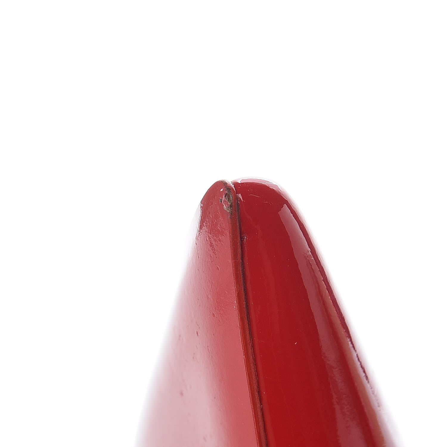 Christian Louboutin Patent Decollete 554 100 Pumps 40.5 Loubi Red 8 of 9