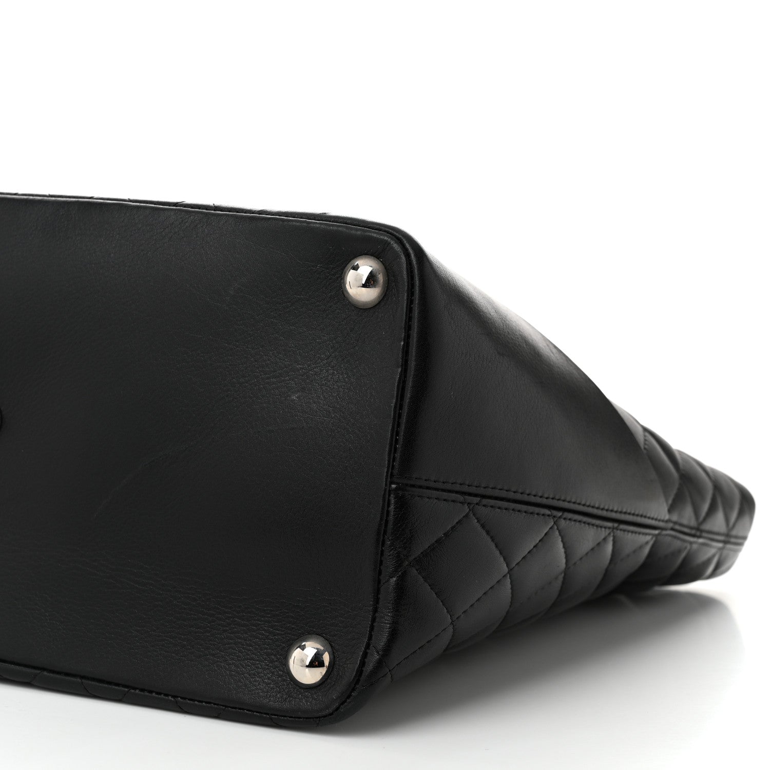 Chanel Calfskin Quilted Large Cambon Tote Black 9 of 9